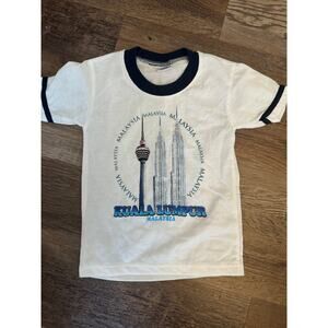 NWOT Classic Asia Kids 4T-5T Kuala Lumpur Malaysia Cotton Short Sleeve Shirt